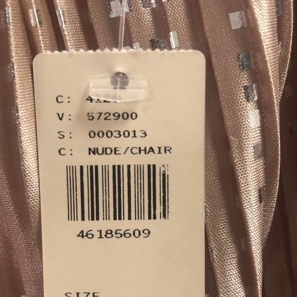 NWT Pink Party Glitter Pleated Midi Skirt Anthropologie Sabina Musáyev NYE - Picture 9 of 9